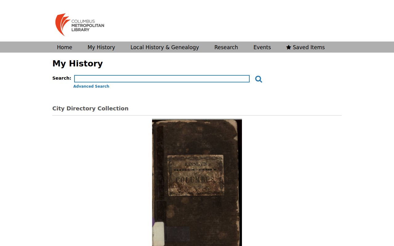 Westerville directory volumes in the digitized regional collection