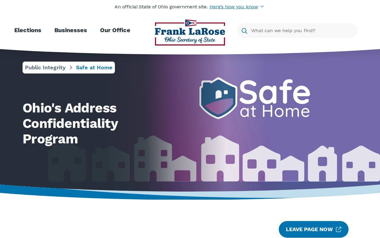 Westerville neighbors Ohio Safe at Home confidentiality program