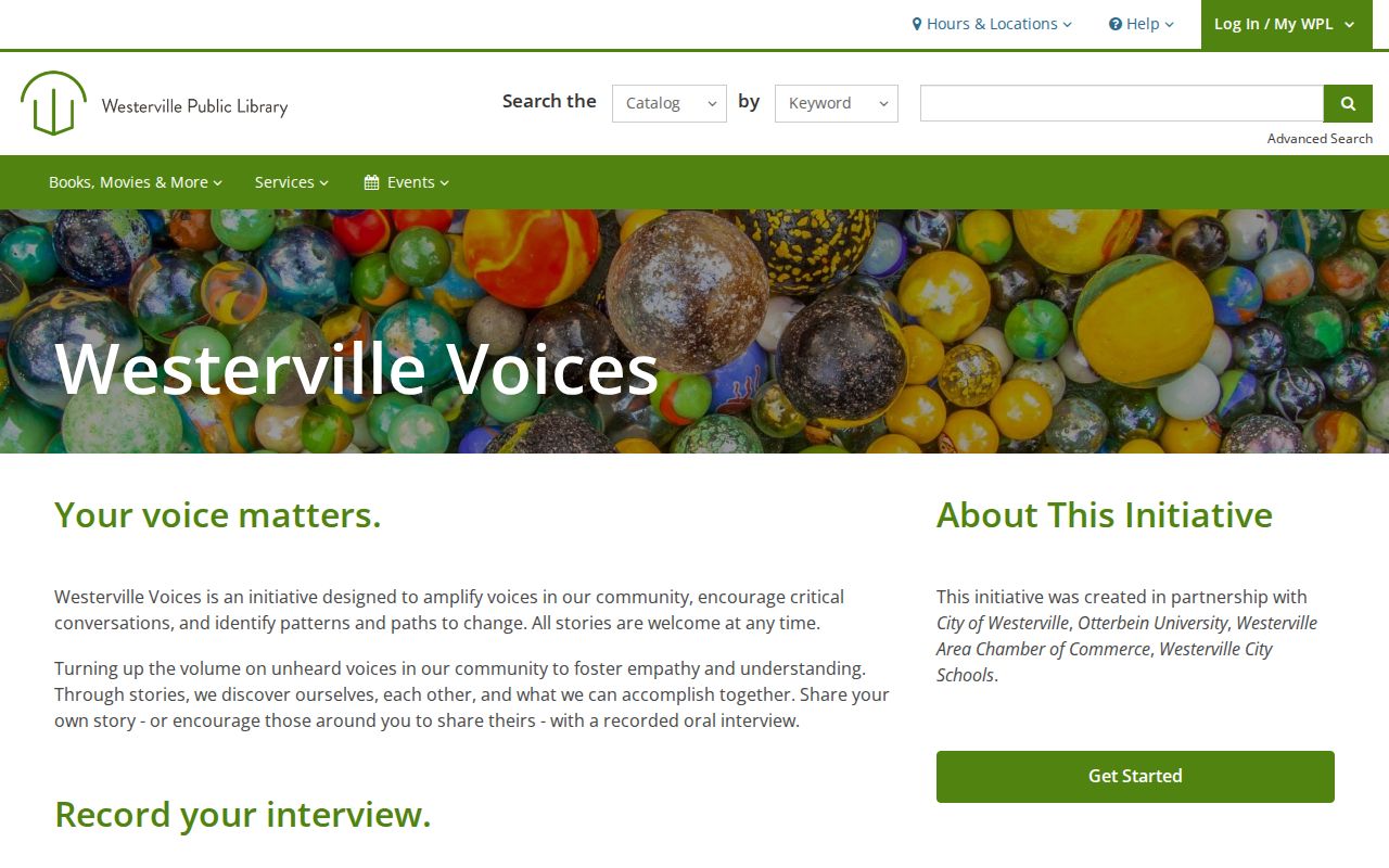 Westerville previous residents local oral-history archive