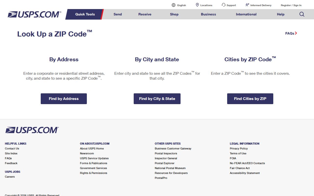 Westerville postal directory verification through the USPS address lookup